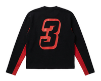 Moto Long Sleeve Black Red